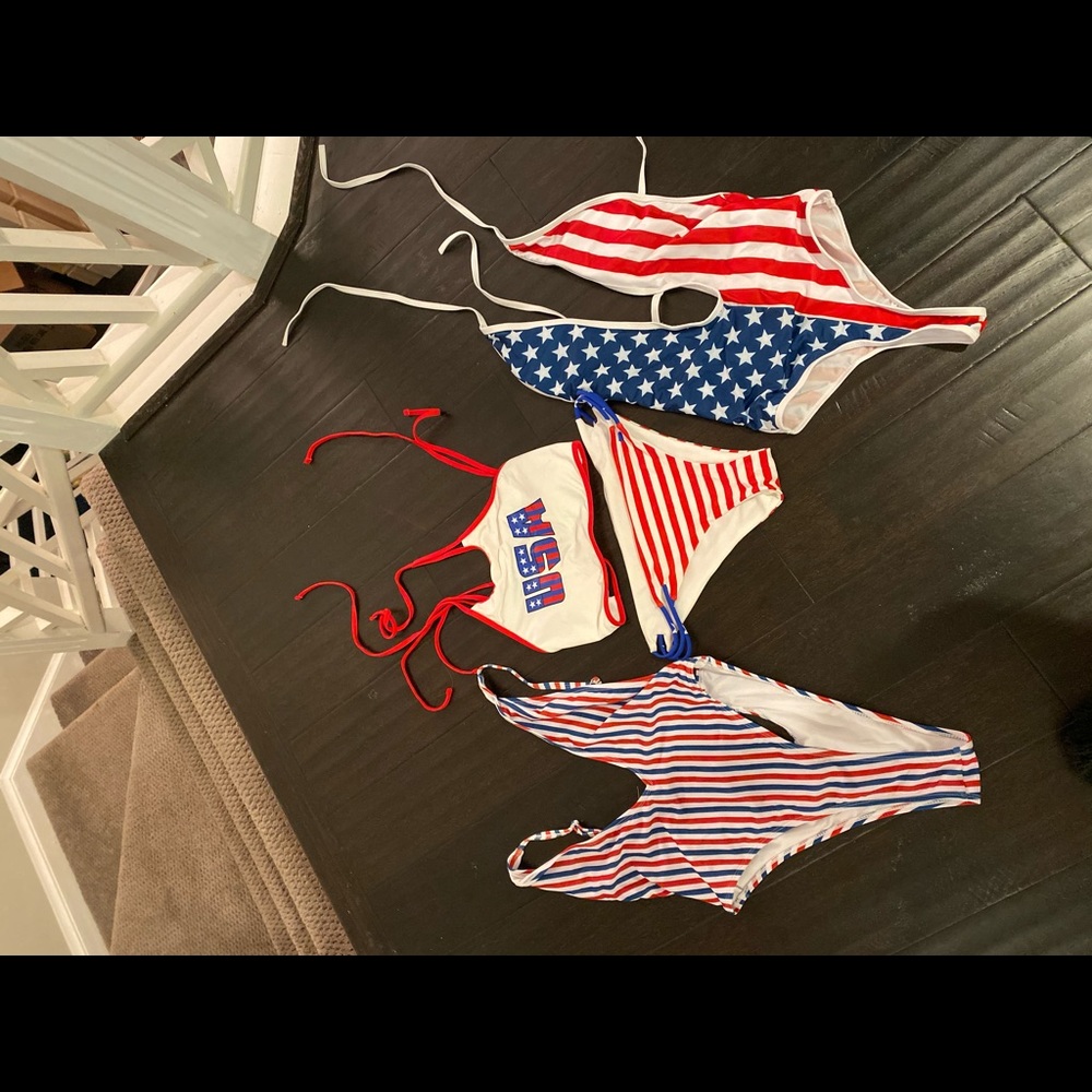 USA flag bikini